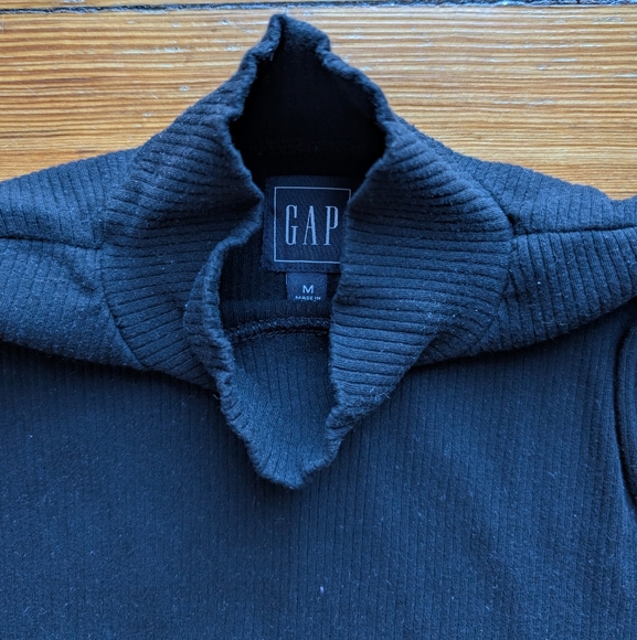 Black Ribbed Bodysuit - Picture 3 of 7